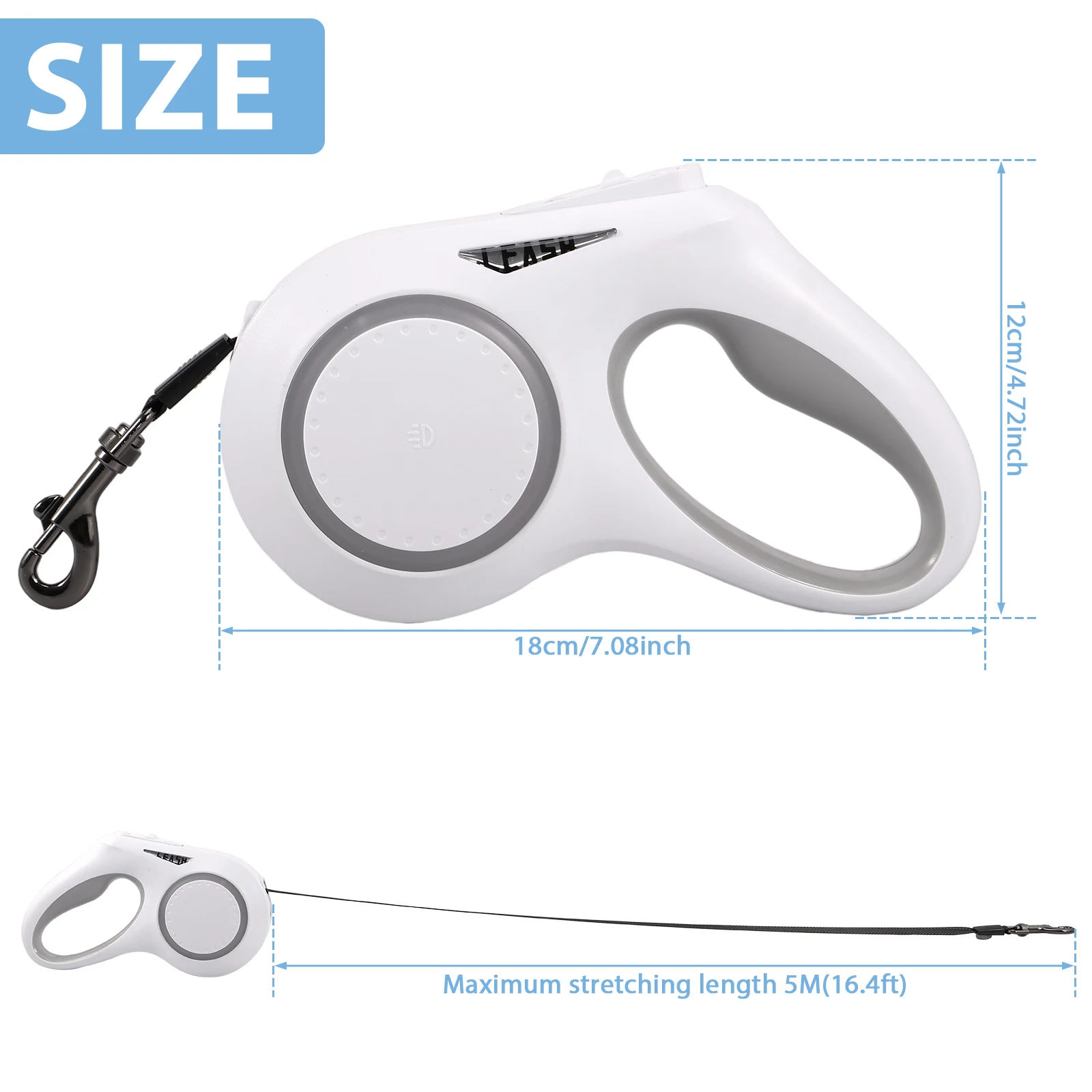 Correa-retr-ctil-con-luz-LED-para-perro-accesorio-port-til-de-nailon-recargable-por-USB